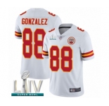 Youth Kansas City Chiefs #88 Tony Gonzalez White Vapor Untouchable Limited Player Super Bowl LIV Bound Football Jersey