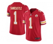 Youth Nike Kansas City Chiefs #1 Leon Sandcastle Limited Red Rush NFL Jersey