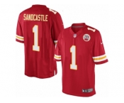 Youth Nike Kansas City Chiefs #1 Leon Sandcastle Limited Red Team Color NFL Jersey
