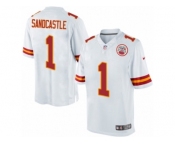 Youth Nike Kansas City Chiefs #1 Leon Sandcastle Limited White NFL Jersey