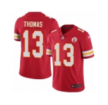Youth Nike Kansas City Chiefs #13 De'Anthony Thomas Limited Red Rush NFL Jersey