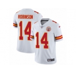 Youth Nike Kansas City Chiefs #14 Demarcus Robinson White Vapor Untouchable Limited Player NFL Jersey