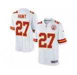 Youth Nike Kansas City Chiefs #27 Kareem Hunt Limited White NFL Jersey