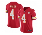 Youth Nike Kansas City Chiefs #4 Nick Foles Limited Red Rush NFL Jersey