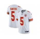 Youth Nike Kansas City Chiefs #5 Cairo Santos Vapor Untouchable Limited White NFL Jersey