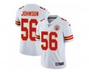 Youth Nike Kansas City Chiefs #56 Derrick Johnson Vapor Untouchable Limited White NFL Jersey