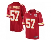 Youth Nike Kansas City Chiefs #57 D.J. Alexander Limited Red Team Color NFL Jersey