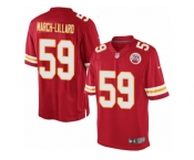 Youth Nike Kansas City Chiefs #59 Justin March-Lillard Limited Red Team Color NFL Jersey