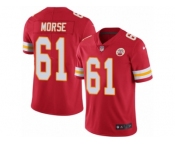 Youth Nike Kansas City Chiefs #61 Mitch Morse Limited Red Rush NFL Jersey