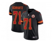 Youth Nike Kansas City Chiefs #71 Mitchell Schwartz Limited Black Rush NFL Jersey