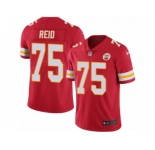 Youth Nike Kansas City Chiefs #75 Jah Reid Limited Red Rush NFL Jersey