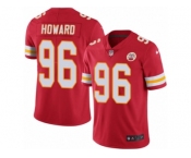 Youth Nike Kansas City Chiefs #96 Jaye Howard Limited Red Rush NFL Jersey
