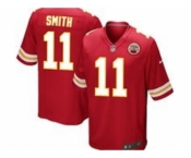 nike youth nfl jerseys kansas city chiefs #11 smith red[nike]