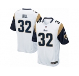Men's Nike Los Angeles Rams #32 Troy Hill Game White NFL Jersey