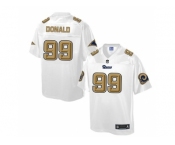 Nike St.Louis Rams #99 Aaron Donald White Men's NFL Pro Line Fashion Game Jersey