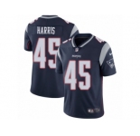 Men Nike New England Patriots #45 David Harris Navy Blue Team Color Vapor Untouchable Limited Player NFL Jersey