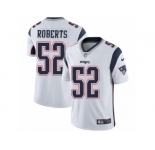 Men Nike New England Patriots #52 Elandon Roberts White Vapor Untouchable Limited Player NFL Jersey