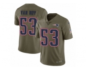 Men Nike New England Patriots #53 Kyle Van Noy Limited Olive 2017 Salute to Service NFL Jersey
