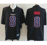 Men's New England Patriots #10 Drake Maye Limited Black Fashion Vapor Jersey