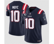 Men's New England Patriots #10 Drake Maye Navy 2026 F.U.S.E. 2-Star C Pach Vapor Limited Football Stitched Jersey