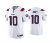 Men's New England Patriots #10 Mac Jones White 2021 Vapor Limited Football Jersey
