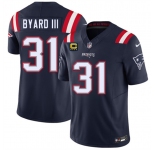Men's New England Patriots #31 Kevin Byard III Navy 2026 F.U.S.E. 4-Star C Pach Vapor Limited Football Stitched Jersey