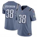 Men's New England Patriots #38 Rhamondre Stevenson 2025 F.U.S.E. “Rivalries†Vapor Limited Football Stitched Jersey