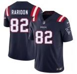 Men's New England Patriots #82 Eli Raridon Navy 2026 Draft F.U.S.E. Vapor Limited Football Stitched Jersey