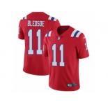 Men's Nike New England Patriots #11 Drew Bledsoe Vapor Untouchable Limited Red Alternate NFL Jersey
