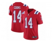 Men's Nike New England Patriots #14 Brandin Cooks Vapor Untouchable Limited Red Alternate NFL Jersey