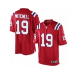 Men's Nike New England Patriots #19 Malcolm Mitchell Limited Red Alternate NFL Jersey