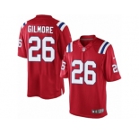 Men's Nike New England Patriots #26 Stephon Gilmore Limited Red Alternate NFL Jersey