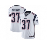 Men's Nike New England Patriots #37 Jordan Richards Vapor Untouchable Limited White NFL Jersey