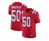 Men's Nike New England Patriots #50 Rob Ninkovich Vapor Untouchable Limited Red Alternate NFL Jersey