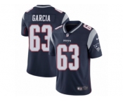 Men's Nike New England Patriots #63 Antonio Garcia Vapor Untouchable Limited Navy Blue Team Color NFL Jersey
