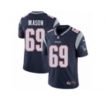 Men's Nike New England Patriots #69 Shaq Mason Vapor Untouchable Limited Navy Blue Team Color NFL Jersey