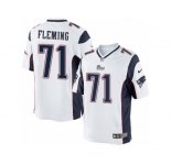 Men's Nike New England Patriots #71 Cameron Fleming Limited White NFL Jersey