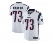 Men's Nike New England Patriots #73 John Hannah Vapor Untouchable Limited White NFL Jersey