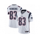 Men's Nike New England Patriots #83 Lavelle Hawkins Vapor Untouchable Limited White NFL Jersey