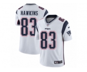 Men's Nike New England Patriots #83 Lavelle Hawkins Vapor Untouchable Limited White NFL Jersey
