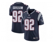 Men's Nike New England Patriots #92 Geneo Grissom Vapor Untouchable Limited Navy Blue Team Color NFL Jersey