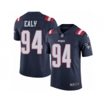Men's Nike New England Patriots #94 Kony Ealy Limited Navy Blue Rush NFL Jersey