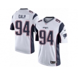 Men's Nike New England Patriots #94 Kony Ealy Limited White NFL Jersey