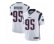 Men's Nike New England Patriots #95 Derek Rivers Vapor Untouchable Limited White NFL Jersey