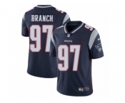 Men's Nike New England Patriots #97 Alan Branch Vapor Untouchable Limited Navy Blue Team Color NFL Jersey
