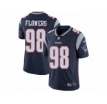 Men's Nike New England Patriots #98 Trey Flowers Vapor Untouchable Limited Navy Blue Team Color NFL Jersey