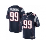 Men's Nike New England Patriots #99 Vincent Valentine Limited Navy Blue Team Color NFL Jersey