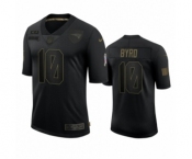 New England Patriots #10 Damiere Byrd Black 2020 Salute To Service Limited Jersey