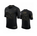 New England Patriots #53 Josh Uche Black 2020 Salute To Service Limited Jersey