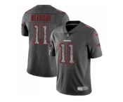 Nike New England Patriots #11 Drew Bledsoe Gray Static Men NFL Vapor Untouchable Limited Jersey